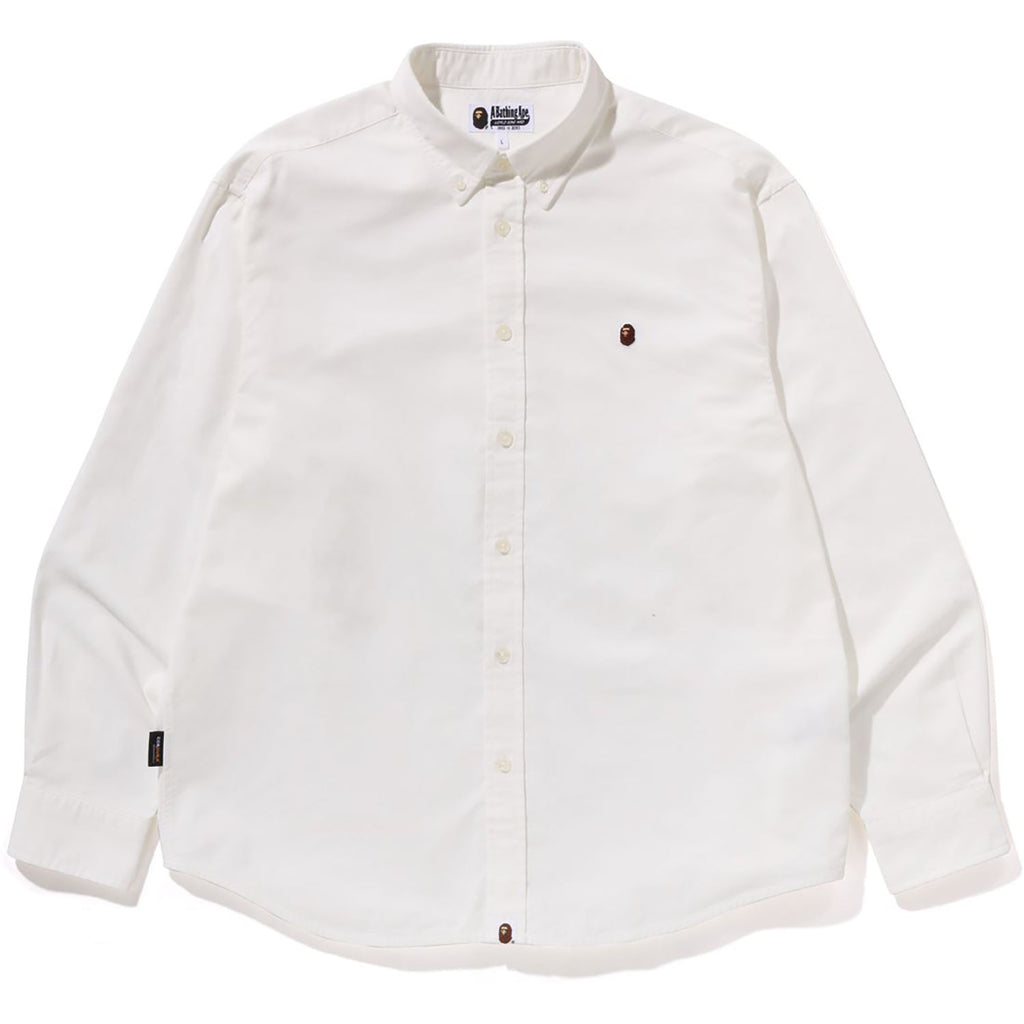 One Point Oxford Shirt Mens A bathing ape оригінал – Купити в Україні – боковий вид