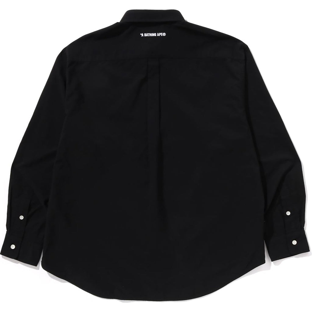 One Point Oxford Ls Shirt Mens A bathing ape – Гарантія оригінальності – вид ззаду