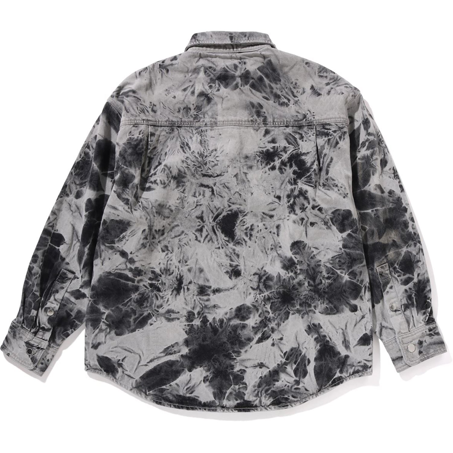 Destroyed Bleach Bathing Ape Logo Ls Shirt Mens A bathing ape оригінал – Купити в Україні – вид ззаду
