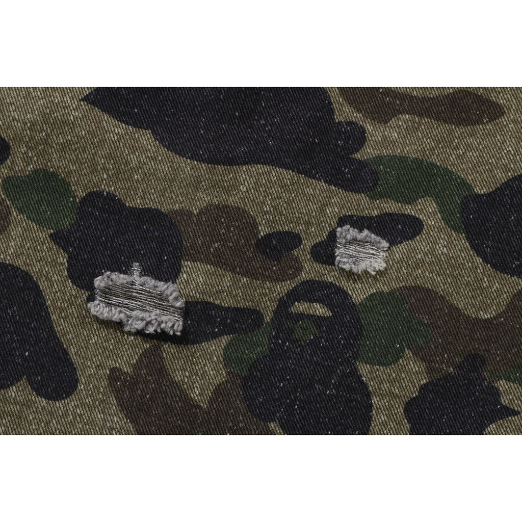 1st Camo Blocking Destoryed Heavy Wash Logo Ls Shirt Mens A bathing ape оригінал – Купити в Україні – збільшений вид
