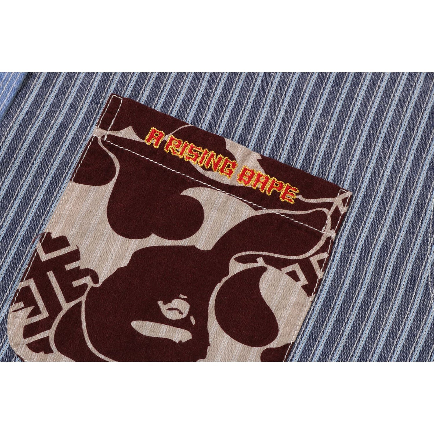 Оригінальна Asia Camo Patchwork Shirt Mens A bathing ape – детальний вид