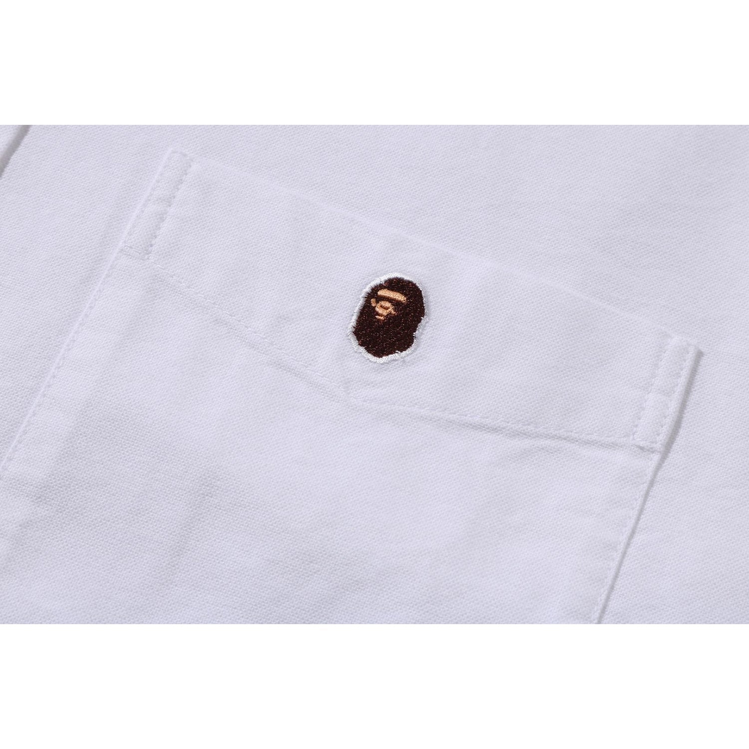 One Point Oxford Ls Shirt Mens A bathing ape – Гарантія оригінальності – детальний вид