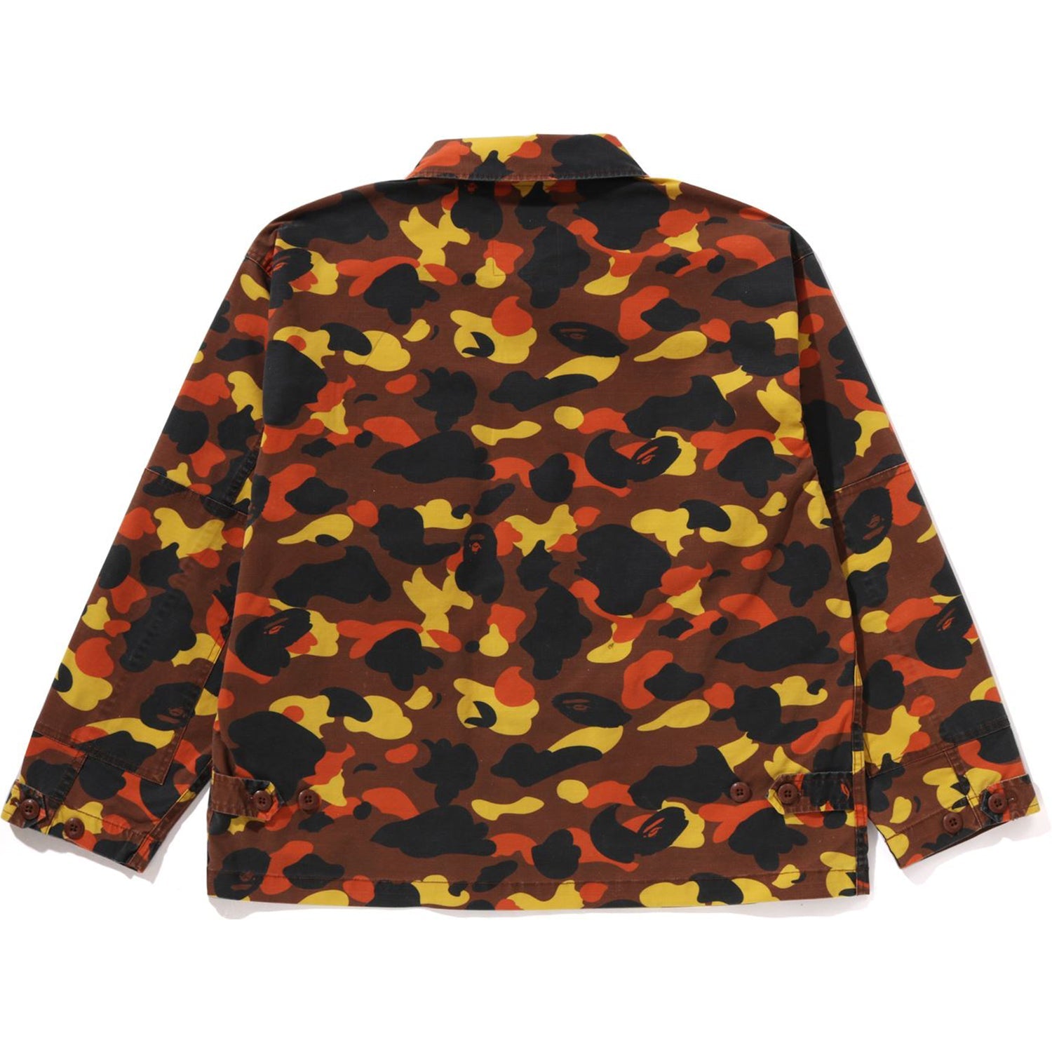 1st Camo Heavy Washed Multi Pocket Cargo Ls Shirt Mens A bathing ape оригінал – Купити в Україні – вид ззаду