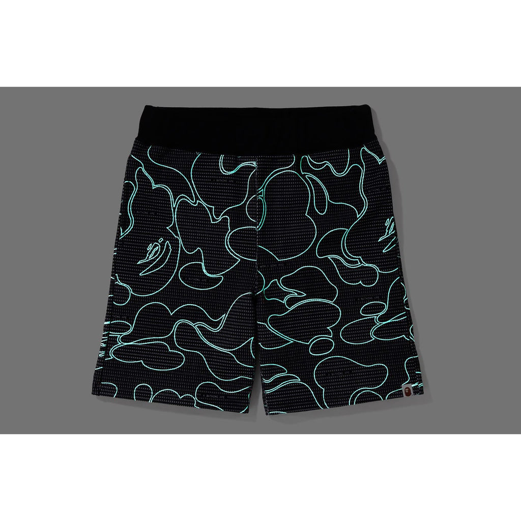 Оригінальна Text Code Camo Sweat Shorts Mens A bathing ape – детальний вид