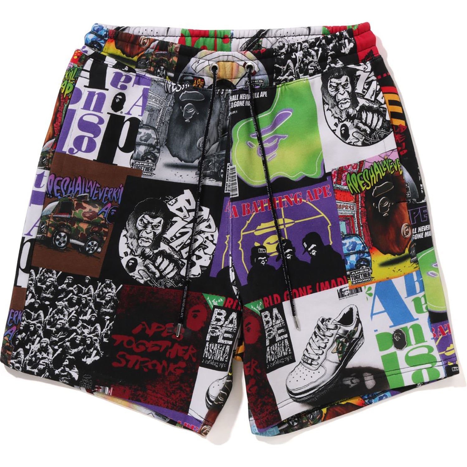 Album Monogram Sweat Shorts Mens A bathing ape оригінал – Купити в Україні – боковий вид
