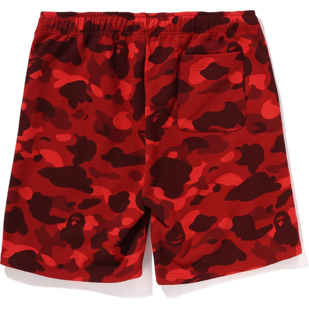 Оригінальна Color Camo Shark Sweat Shorts Mens A bathing ape – вид ззаду