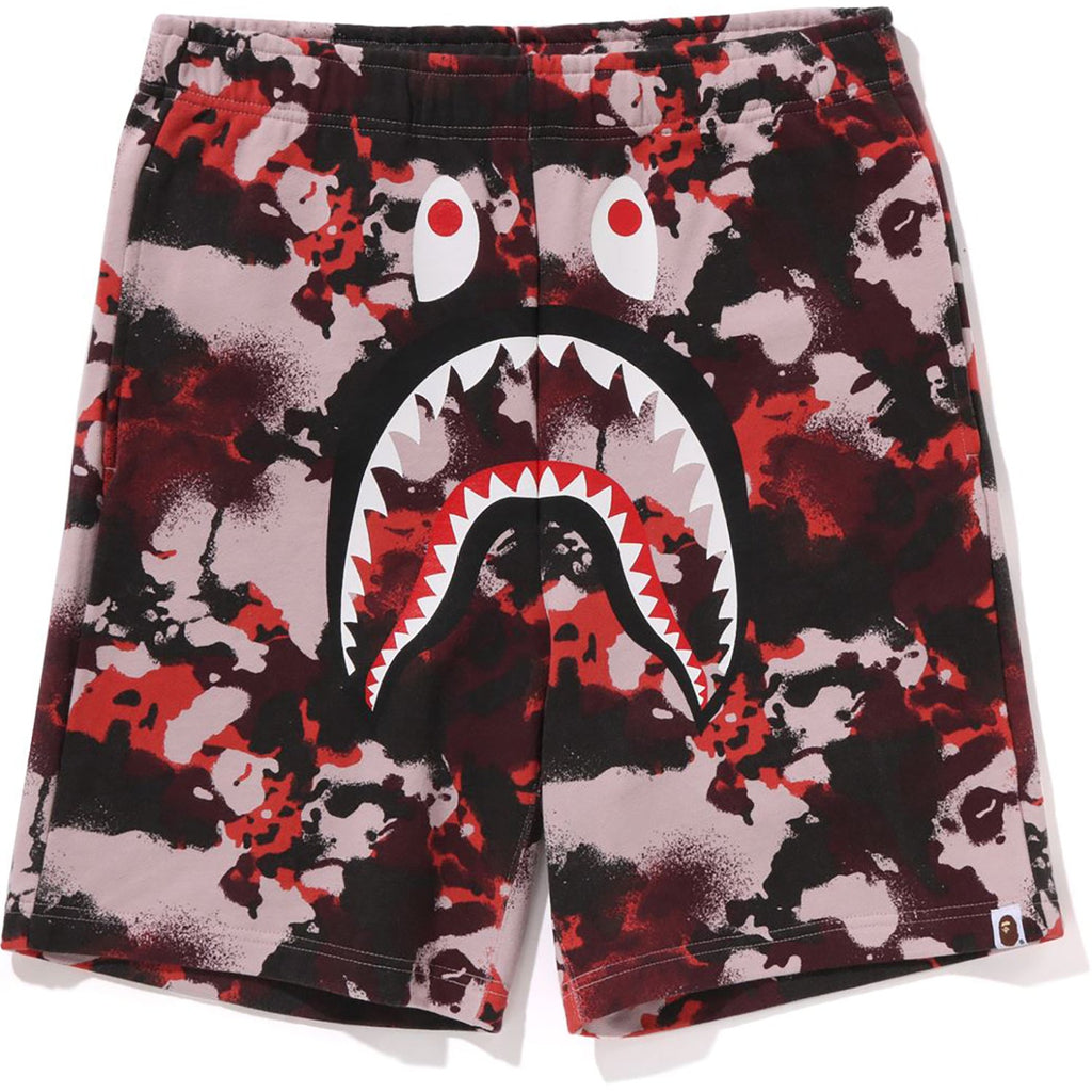 Оригінальна Map Camo Regular Fit Shark Sweat Shorts Mens A bathing ape – боковий вид