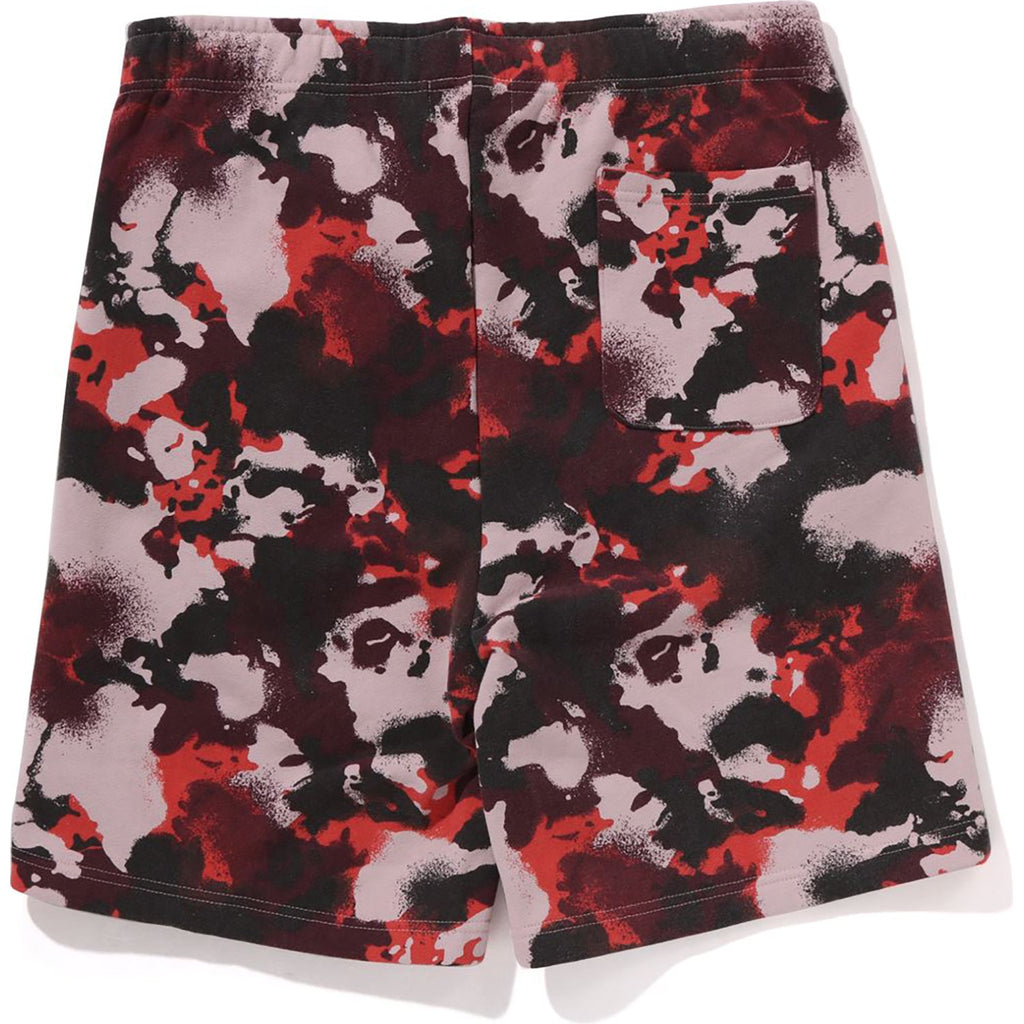 Оригінальна Map Camo Regular Fit Shark Sweat Shorts Mens A bathing ape – вид ззаду