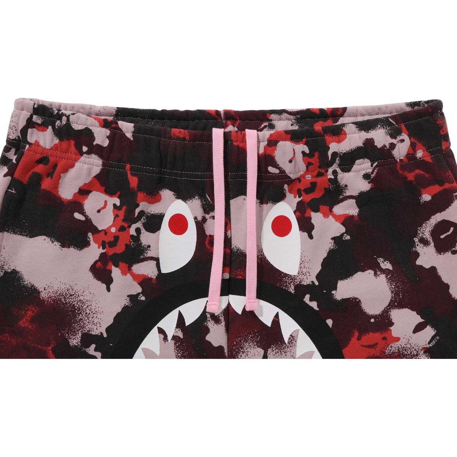 Оригінальна Map Camo Regular Fit Shark Sweat Shorts Mens A bathing ape – детальний вид