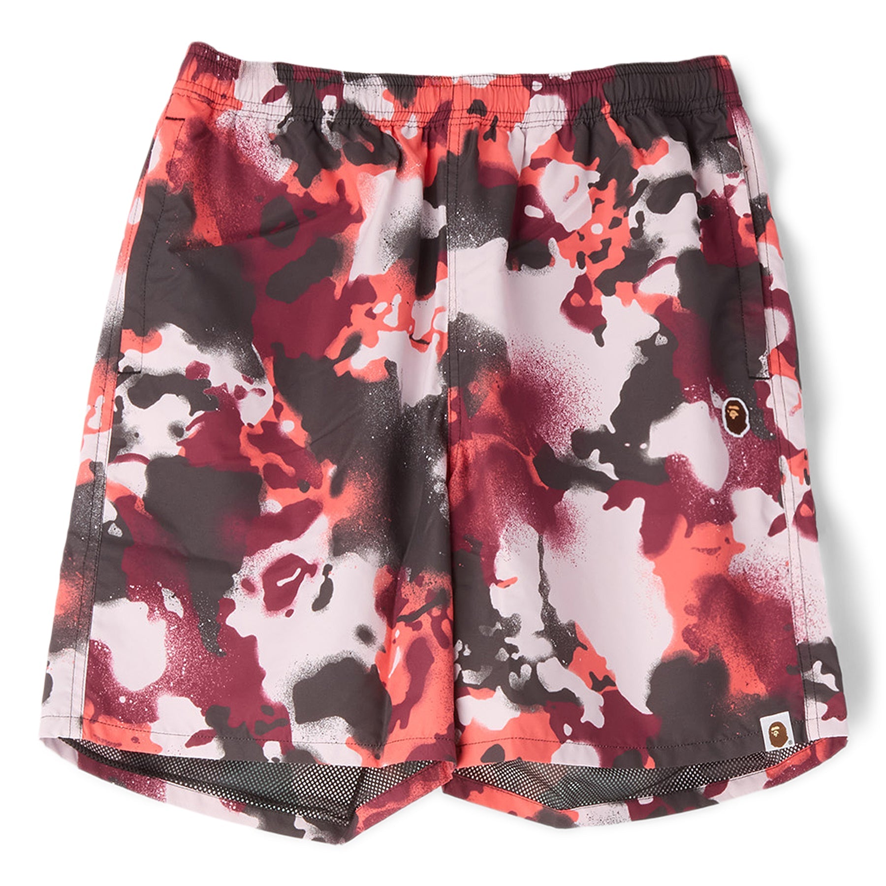 Map Camo Regular Fit Beach Shorts A bathing ape – Гарантія оригінальності – вид ззаду