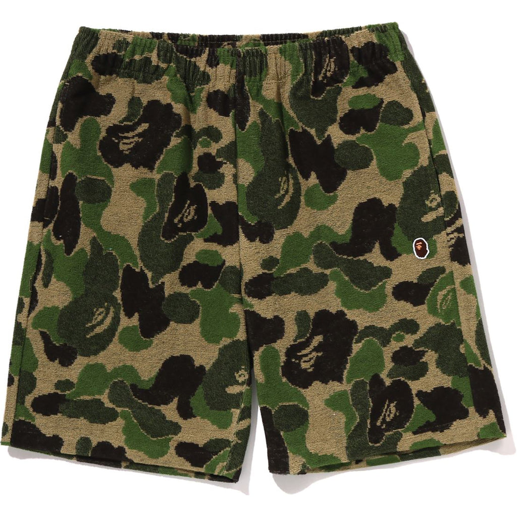 Оригінальна Abc Camo Pile One Point Sweat Shorts Mens A bathing ape – боковий вид