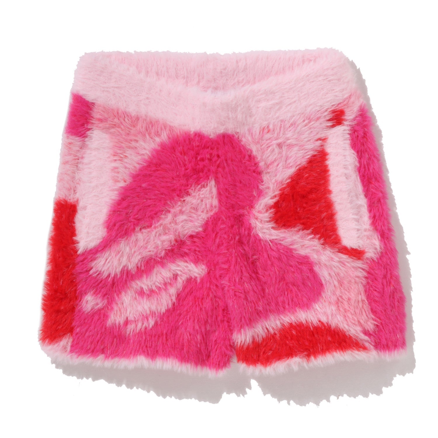 Оригінальна Abc Camo Long Fur Jacquard Shorts Ladies A bathing ape – боковий вид