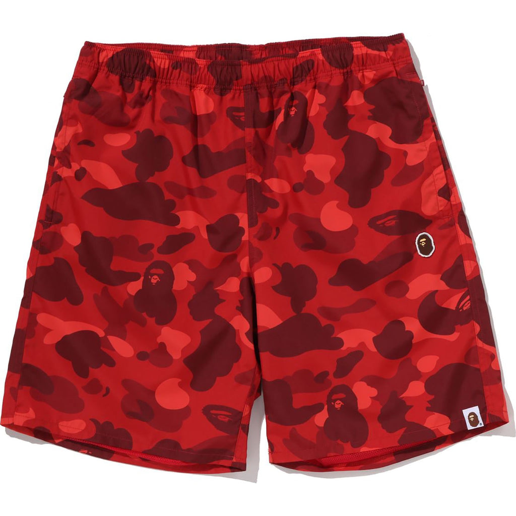 Color Camo Ape Head One Point Beach Shorts Mens A bathing ape оригінал – Купити в Україні – боковий вид