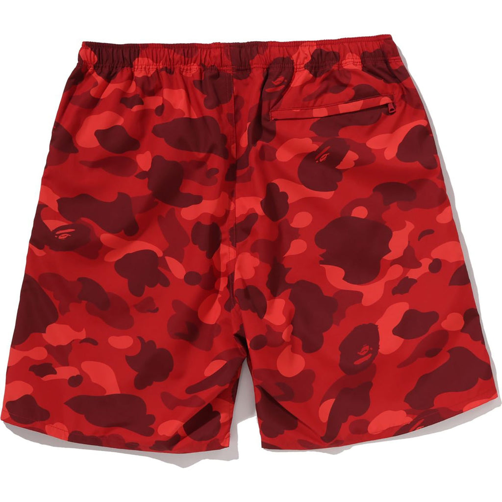 Color Camo Ape Head One Point Beach Shorts Mens A bathing ape оригінал – Купити в Україні – вид ззаду
