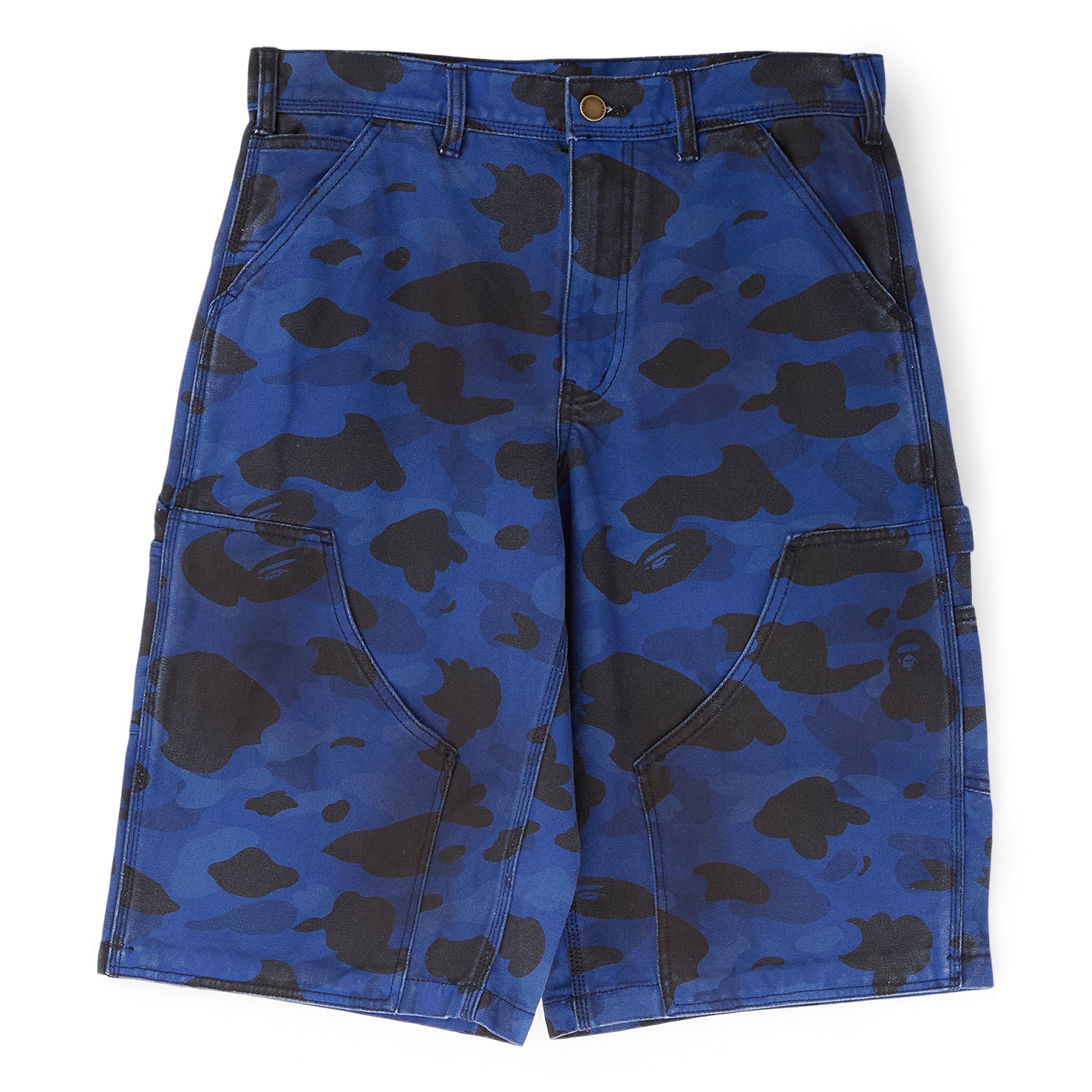 Solid 1st Camo Garment Dyed Relaxed Fit Work Shorts M A bathing ape оригінал – Купити в Україні – боковий вид