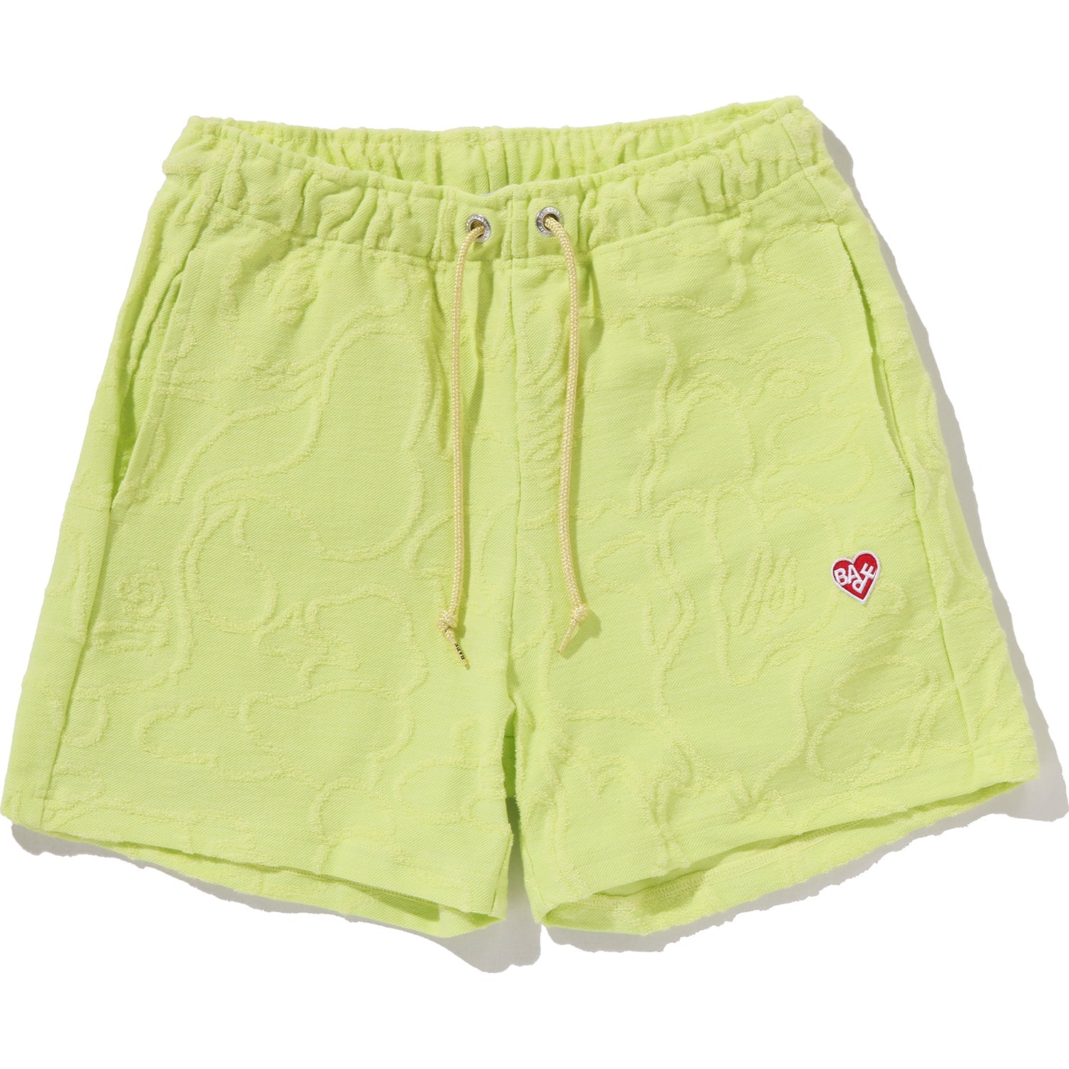 Neon Camo Jacquard Sweat Shorts Ladies A bathing ape оригінал – Купити в Україні – боковий вид