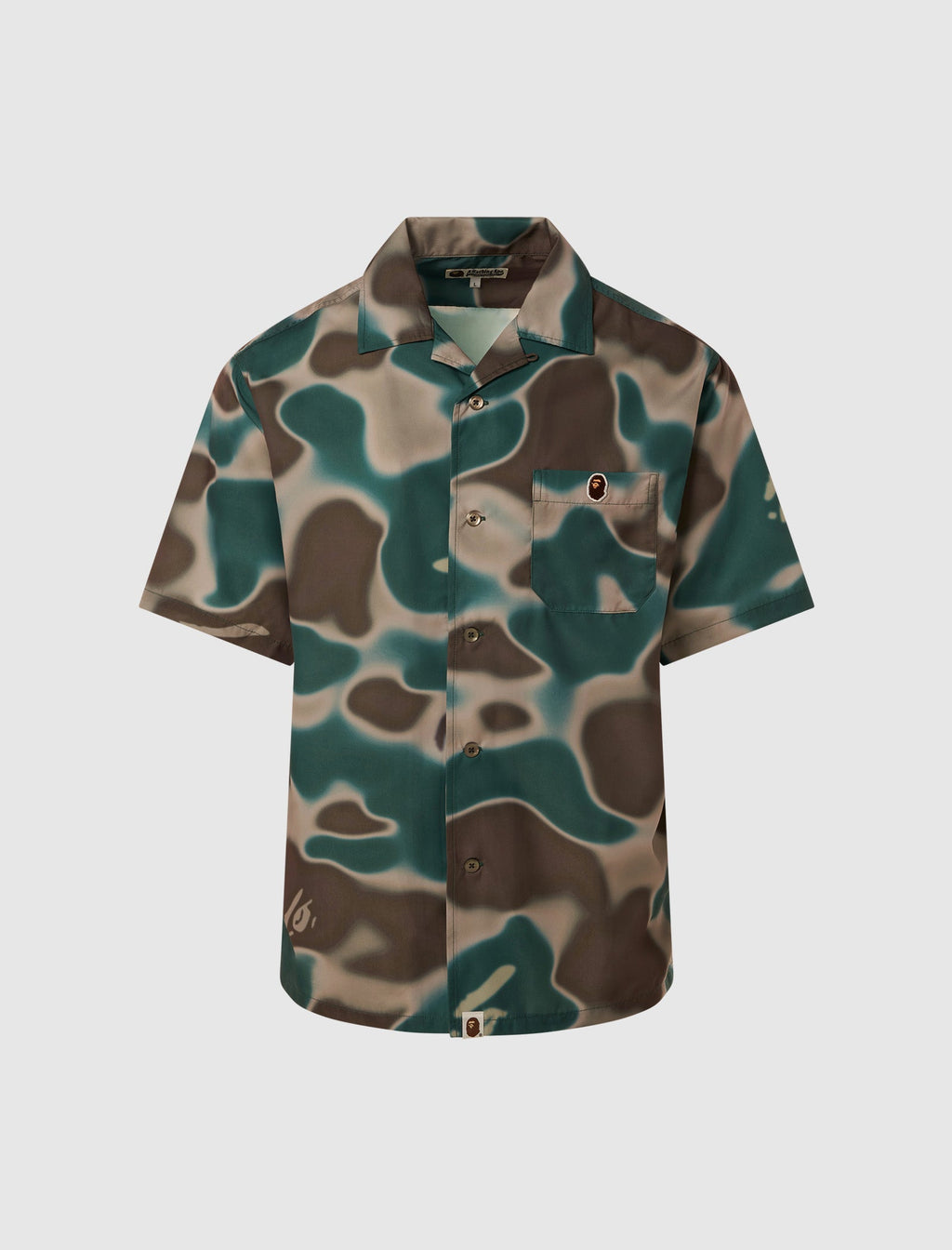 Camo Collar Shirt A bathing ape оригінал – Купити в Україні – боковий вид