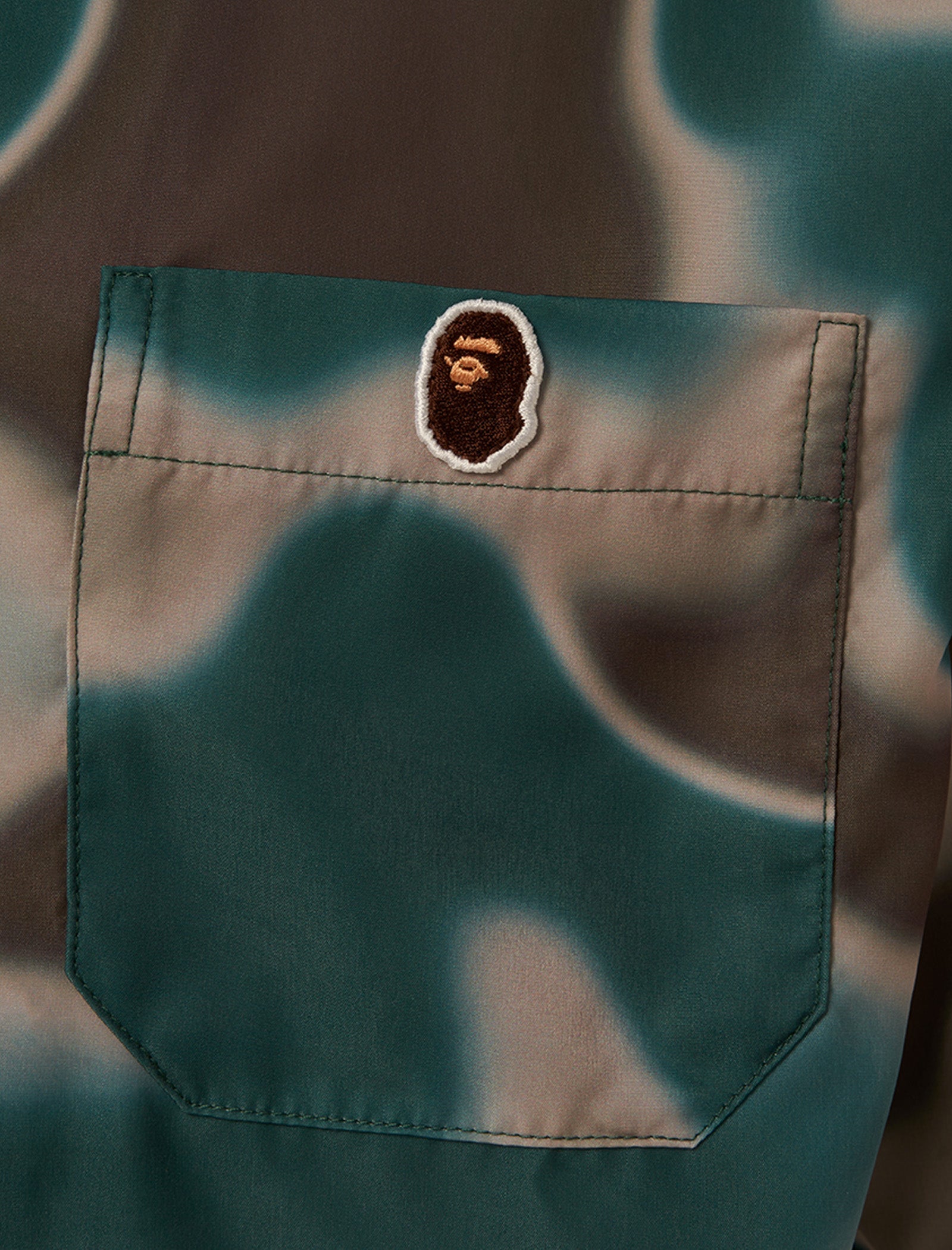 Camo Collar Shirt A bathing ape оригінал – Купити в Україні – вид ззаду