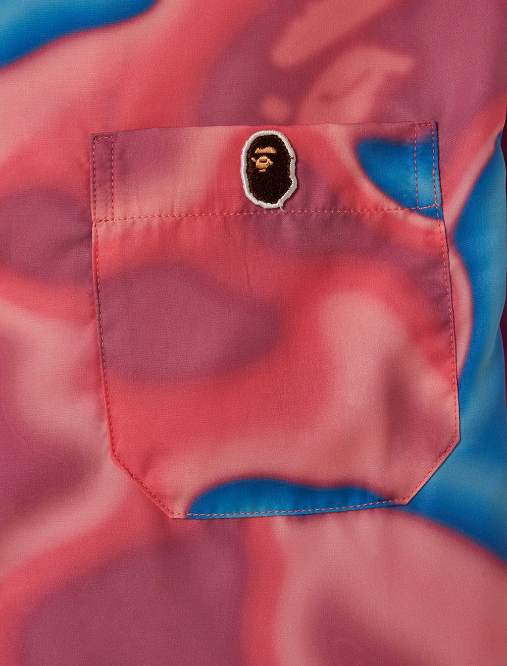Camo Collar Shirt A bathing ape оригінал – Купити в Україні – вид ззаду