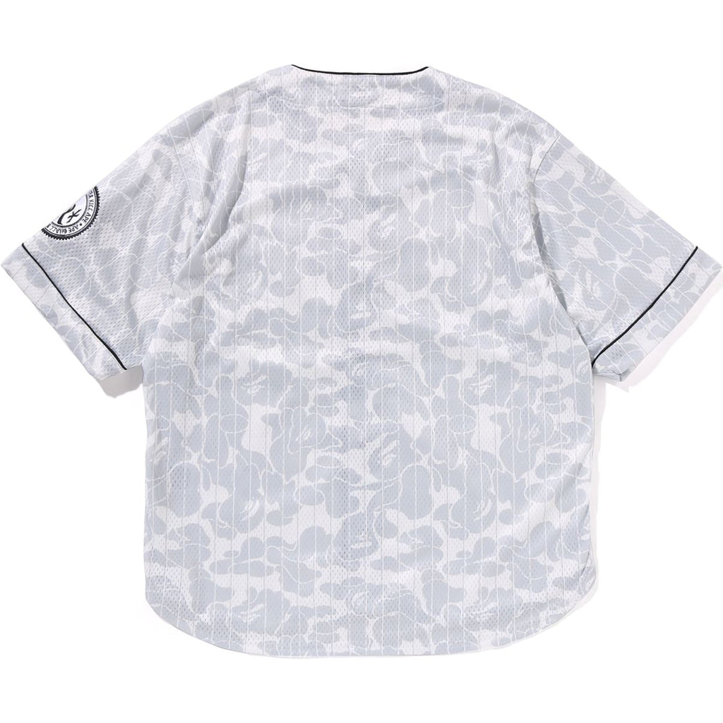 Camo Stripe Baseball Shirt Mens A bathing ape – Гарантія оригінальності – вид ззаду