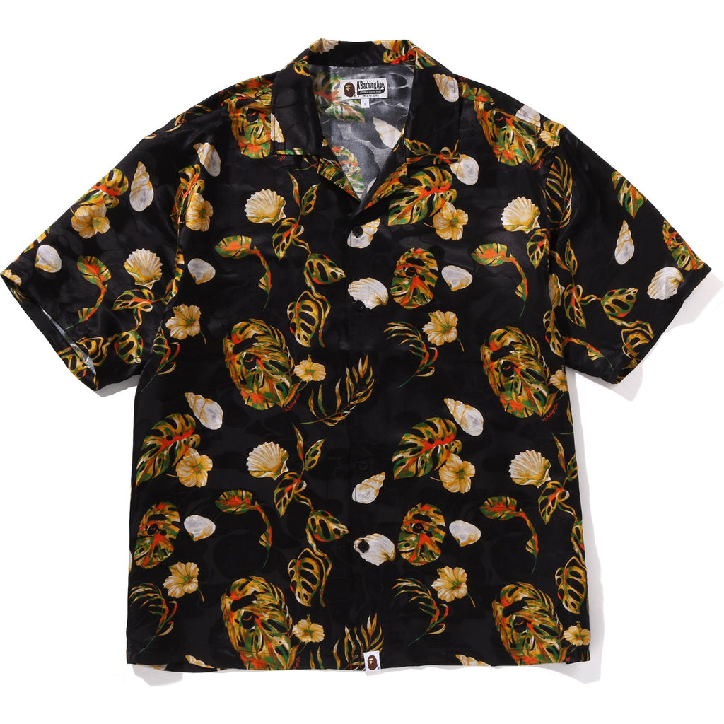 Vacation Pattern Open Collar Ss Shirt Mens A bathing ape – Гарантія оригінальності – збільшений вид