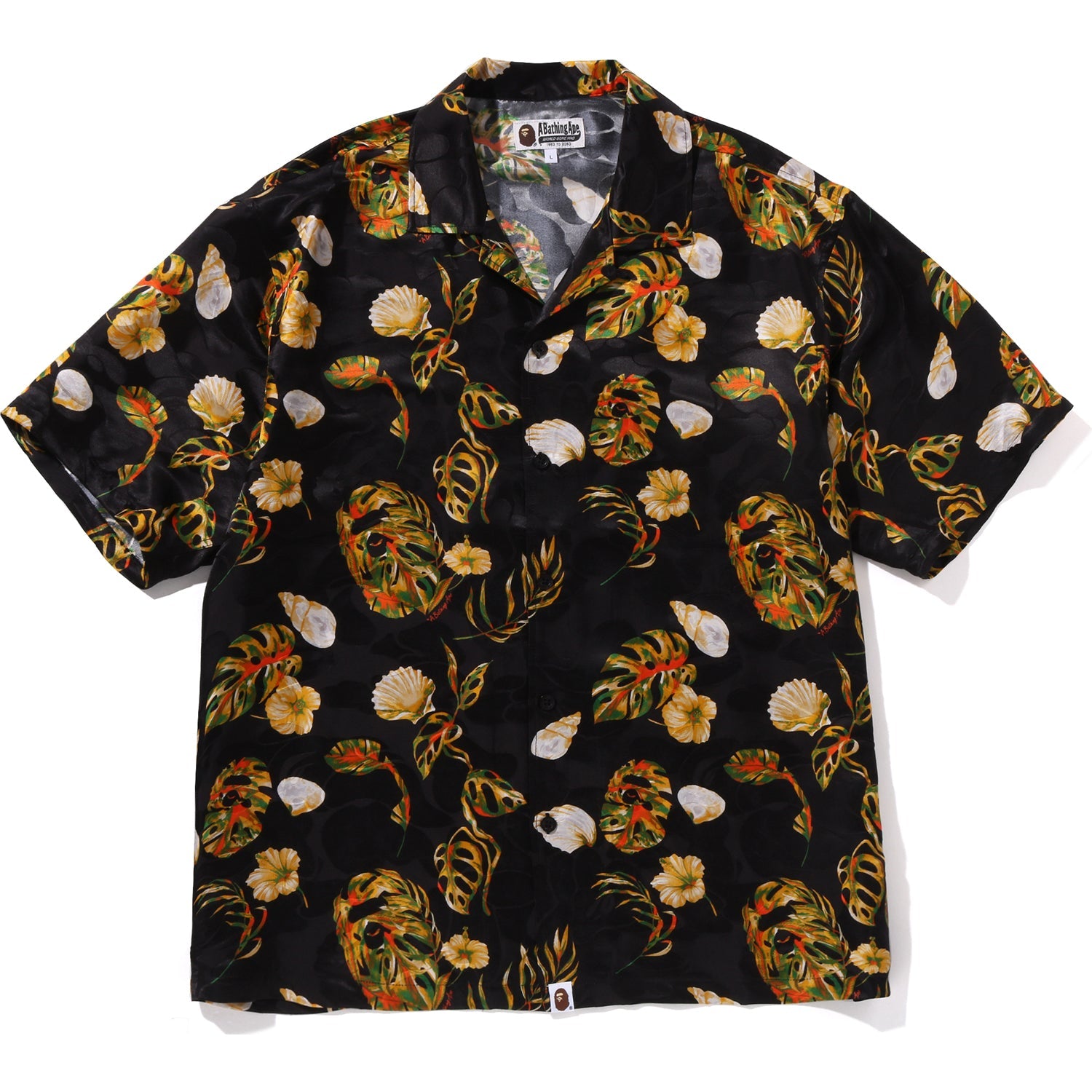 Vacation Pattern Open Collar Ss Shirt Mens A bathing ape – Гарантія оригінальності – збільшений вид