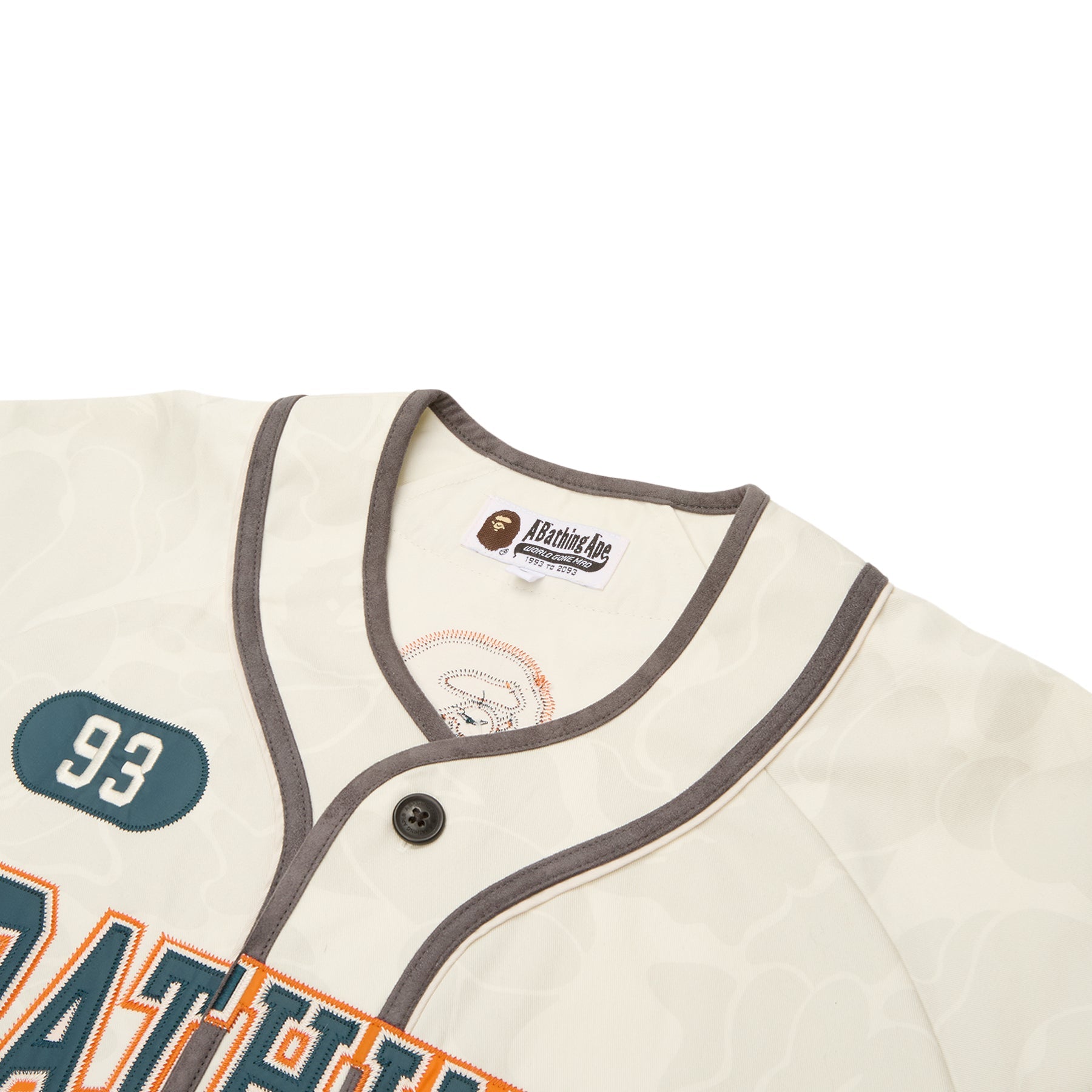 Solid Camo Multi Logo Baseball Ss Shirt M A bathing ape – Гарантія оригінальності – детальний вид