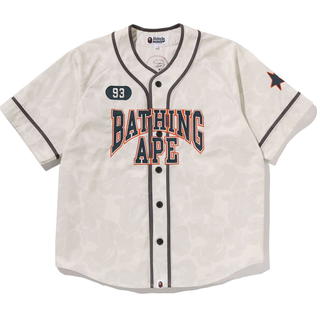 Solid Camo Multi Logo Baseball Ss Shirt Mens A bathing ape – Гарантія оригінальності – боковий вид