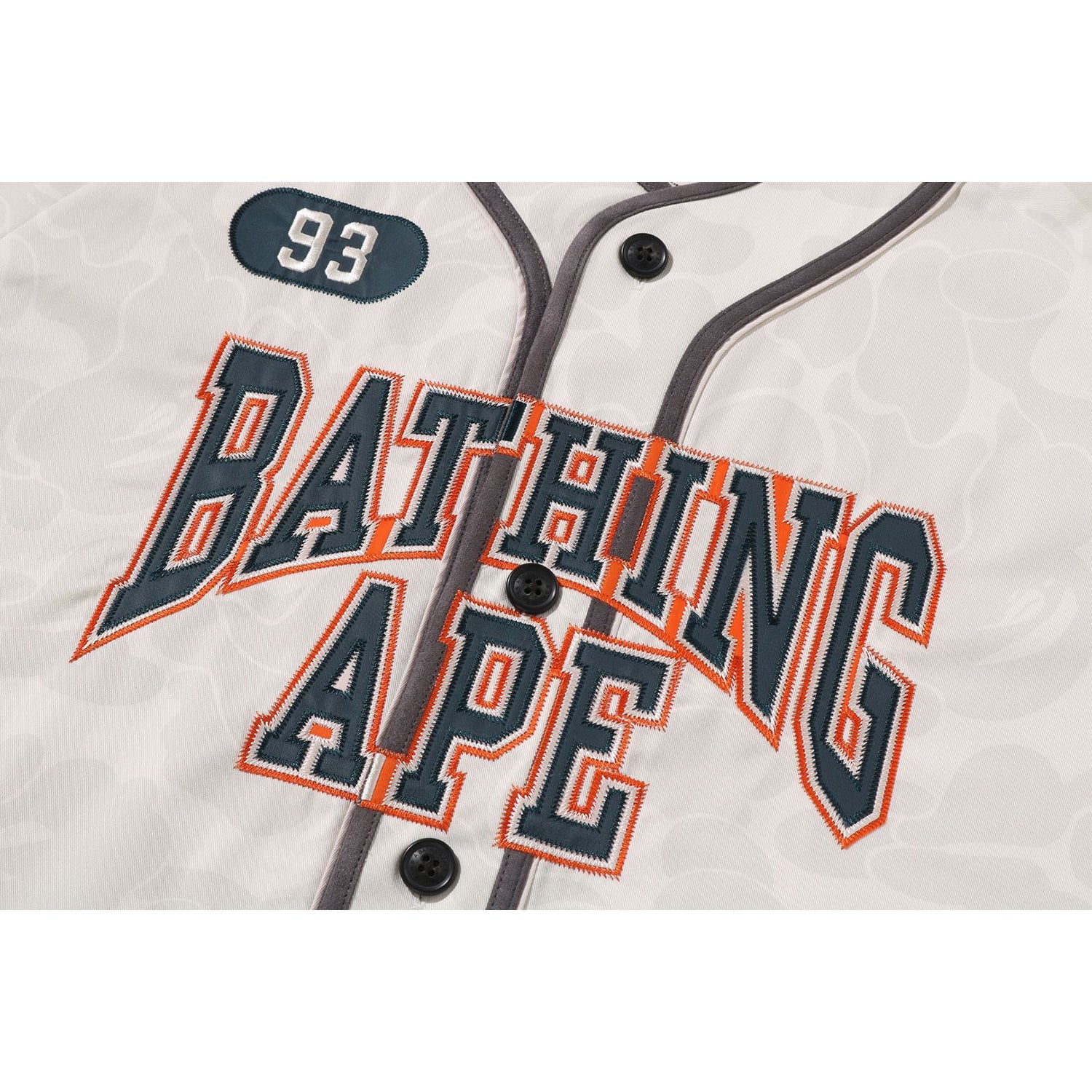 Solid Camo Multi Logo Baseball Ss Shirt Mens A bathing ape – Гарантія оригінальності – детальний вид