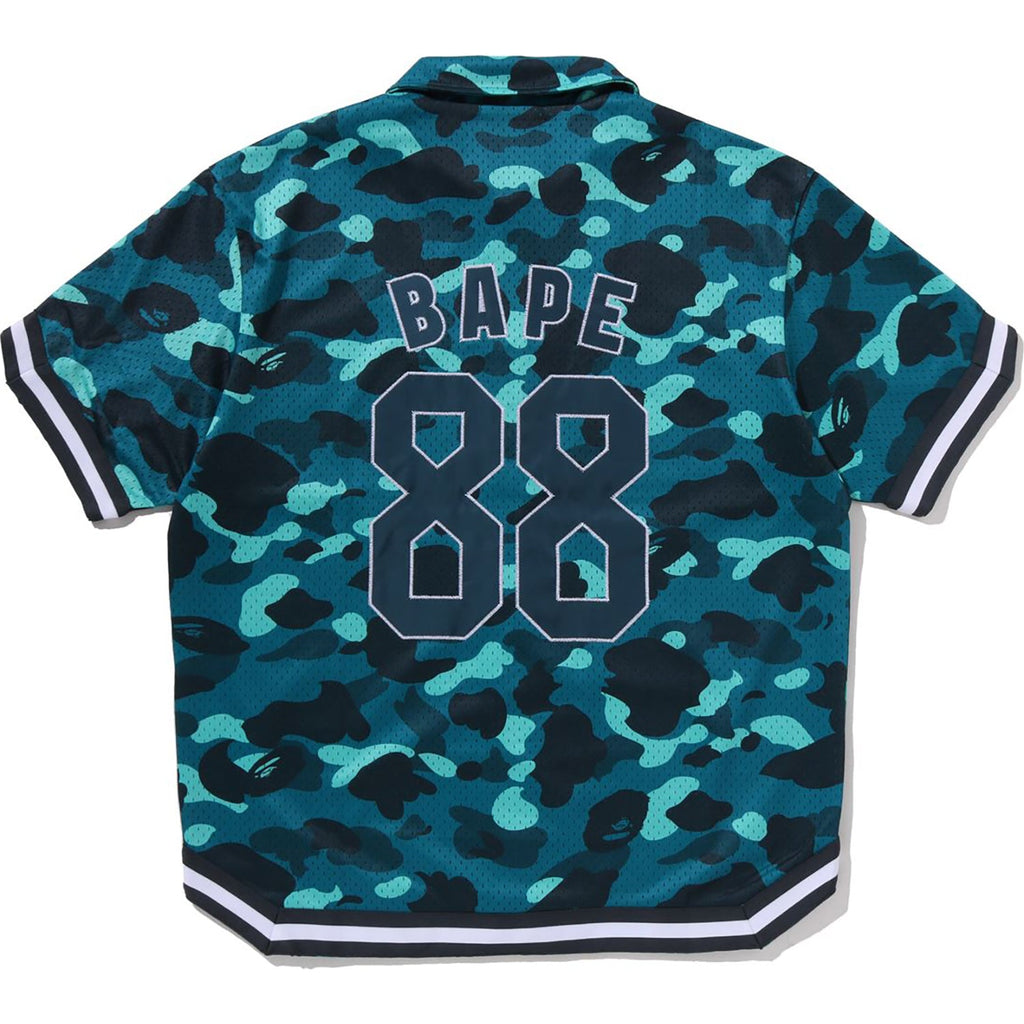 Оригінальна Color Camo Warm Up Ss Shirt Mens A bathing ape – вид ззаду