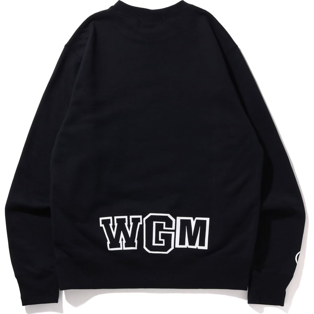 Mens Shark Crewneck Sweatshirt A bathing ape – Гарантія оригінальності – вид ззаду