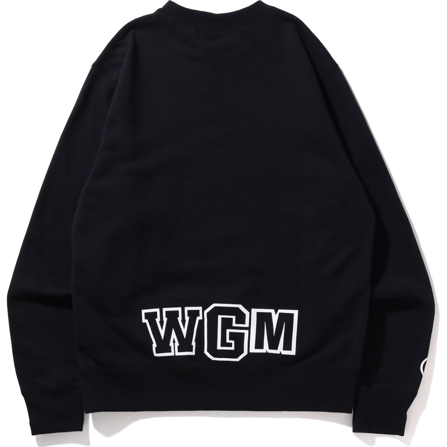 Mens Shark Crewneck Sweatshirt A bathing ape – Гарантія оригінальності – вид ззаду