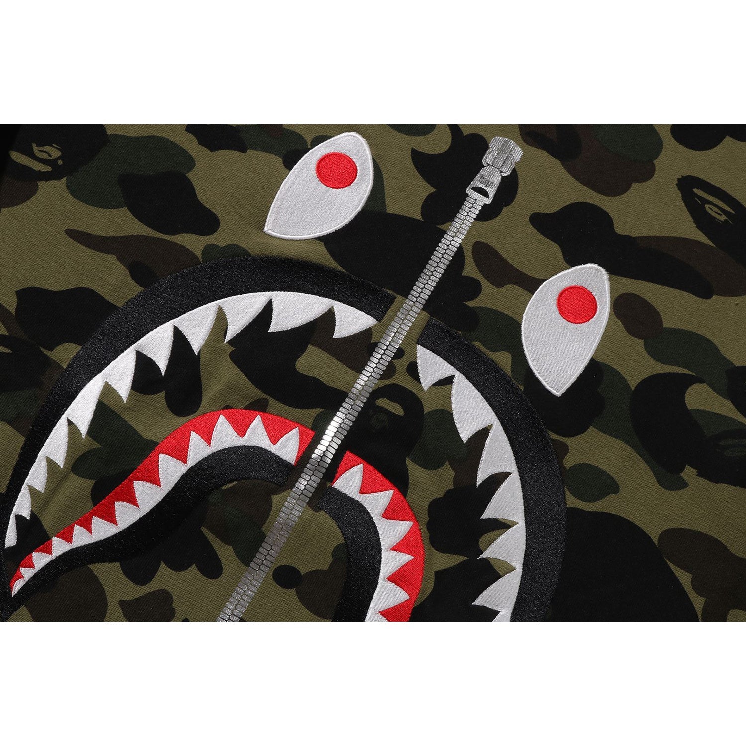 Оригінальна Mens 1st Camo Shark Crewneck Sweatshirt A bathing ape – детальний вид