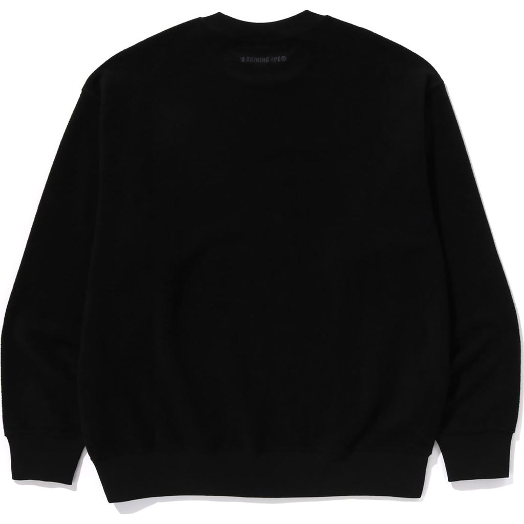 Bathing Ape Logo Relaxed Fit Crewneck Sweatshirt Mens A bathing ape оригінал – Купити в Україні – вид ззаду