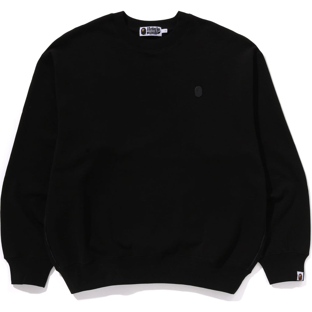 One Point Relaxed Fit Crewneck Sweatshirt Mens A bathing ape – Гарантія оригінальності – боковий вид