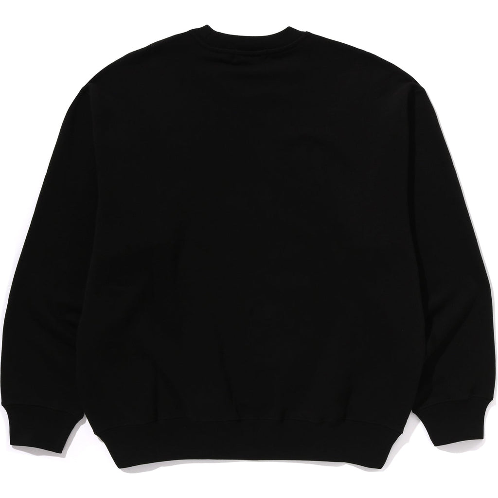 One Point Relaxed Fit Crewneck Sweatshirt Mens A bathing ape – Гарантія оригінальності – вид ззаду