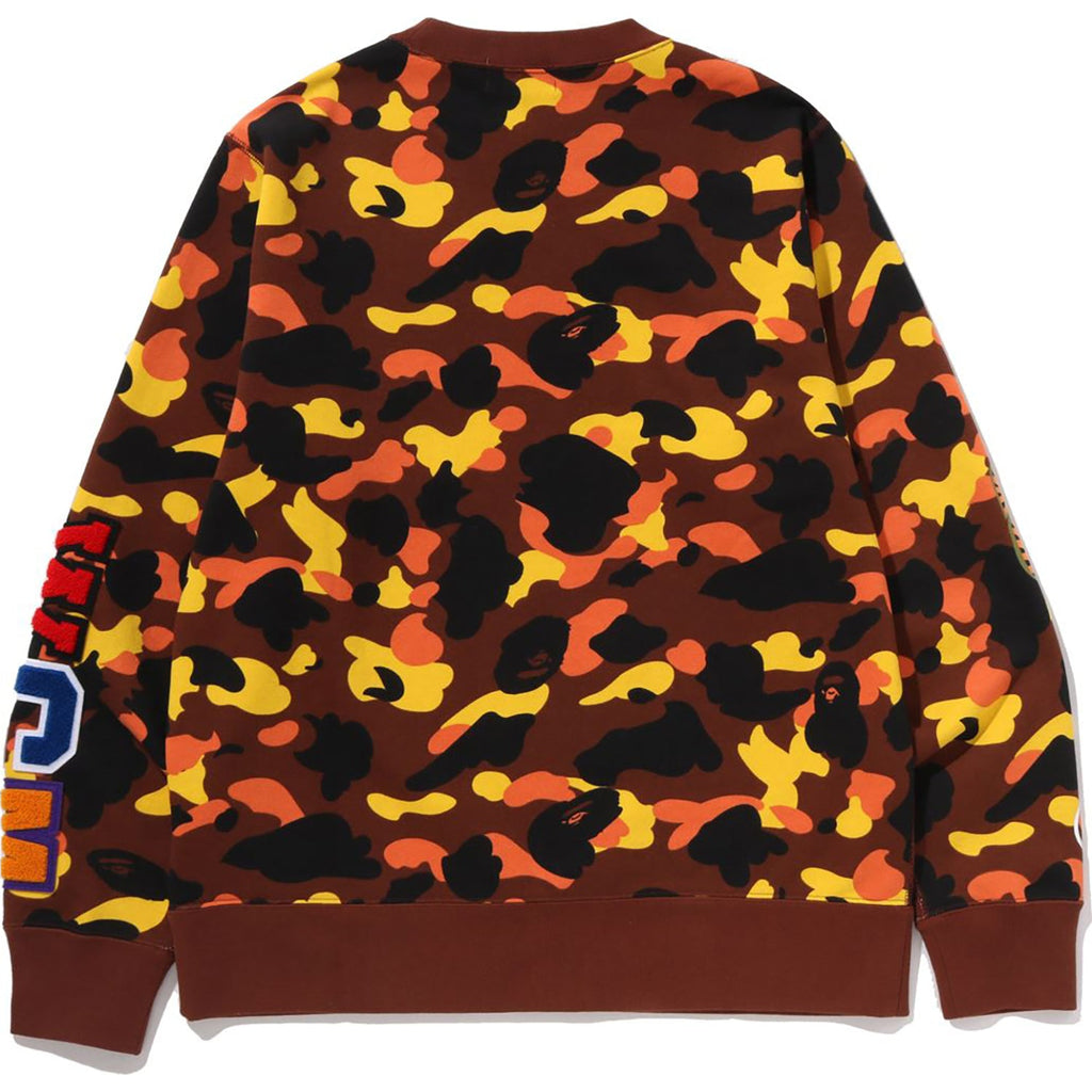 Оригінальна 1st Camo Shark Crewneck Sweatshirt Mens A bathing ape – вид ззаду