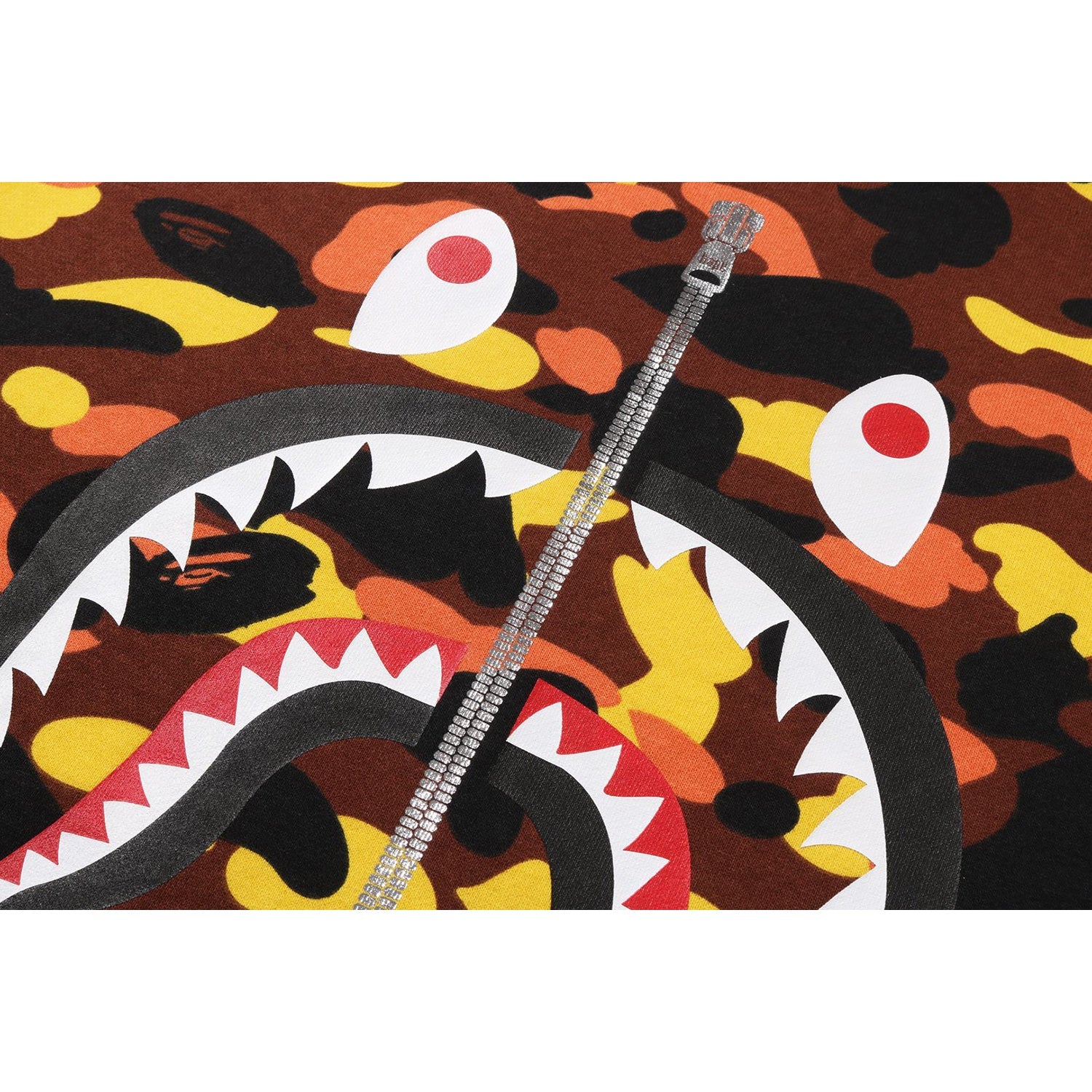 Оригінальна 1st Camo Shark Crewneck Sweatshirt Mens A bathing ape – детальний вид