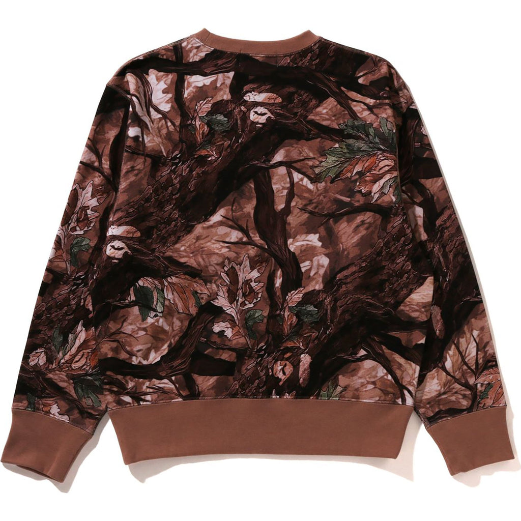 Tree Edge Camo Crewneck Sweatshirt Ladies A bathing ape – Гарантія оригінальності – вид ззаду