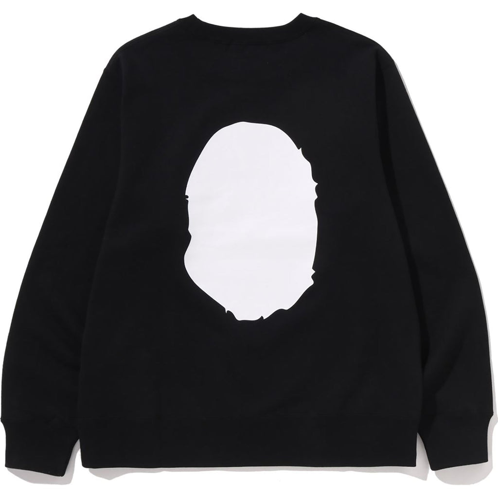Big Ape Head Crewneck Sweatshirt Mens A bathing ape – Гарантія оригінальності – детальний вид