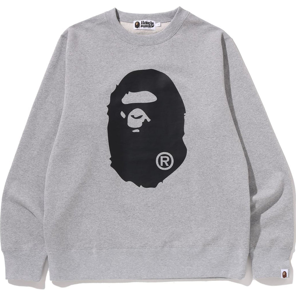 Big Ape Head Crewneck Sweatshirt Mens A bathing ape – Гарантія оригінальності – вид ззаду
