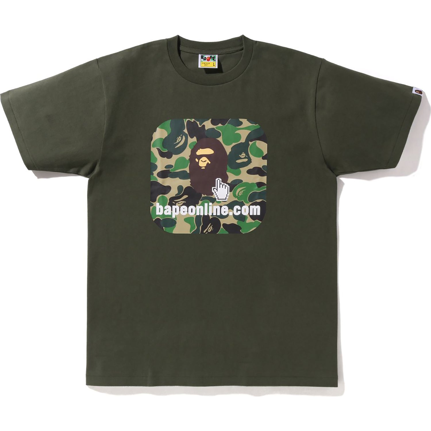 Оригінальна Abc Camo Bape Online Tee Bapec Mens A bathing ape – вид ззаду