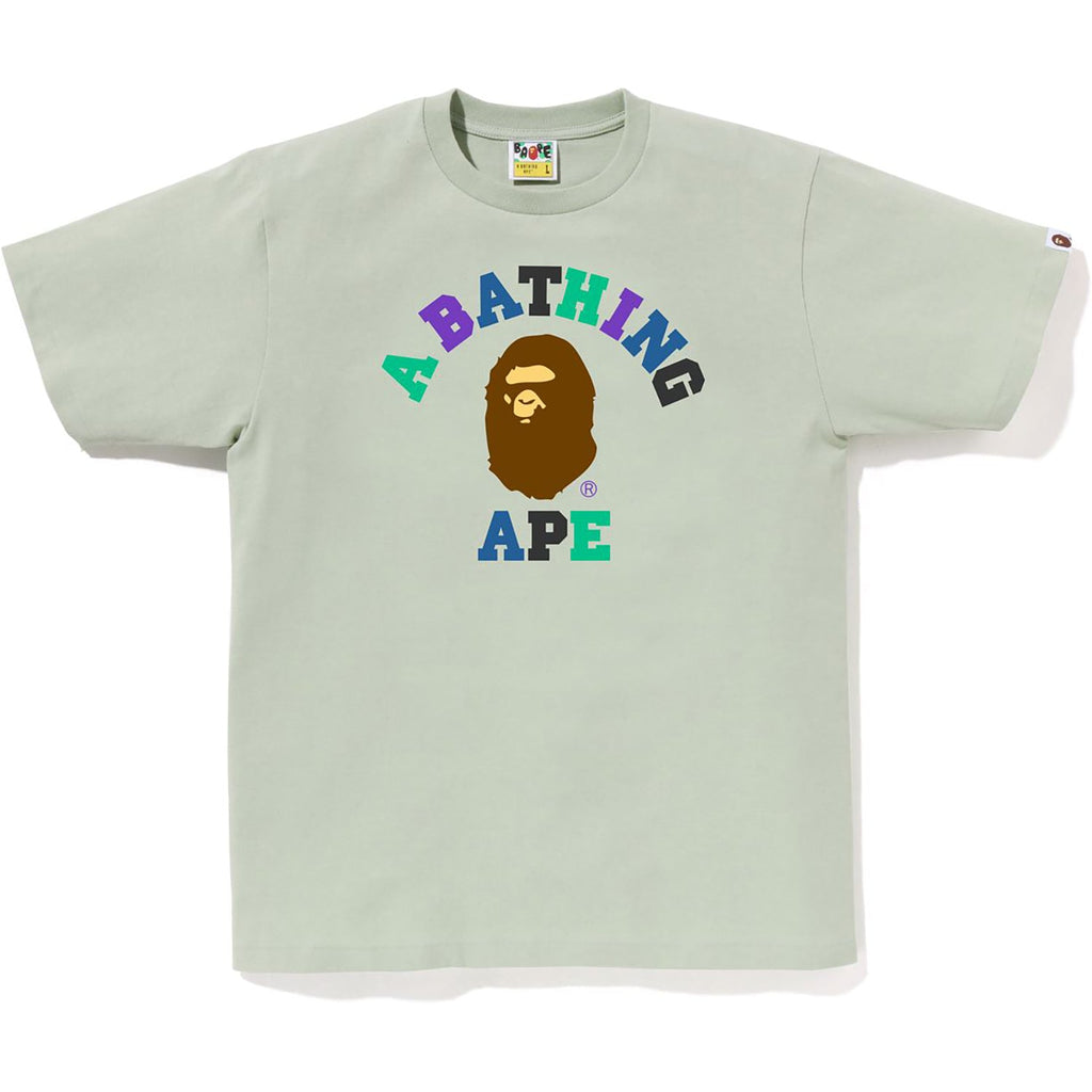 Оригінальна Mens Colors College Tee A bathing ape – вид ззаду