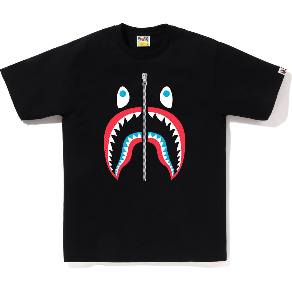 Mens Colors Shark Head T Shirt A bathing ape – Гарантія оригінальності – вид ззаду