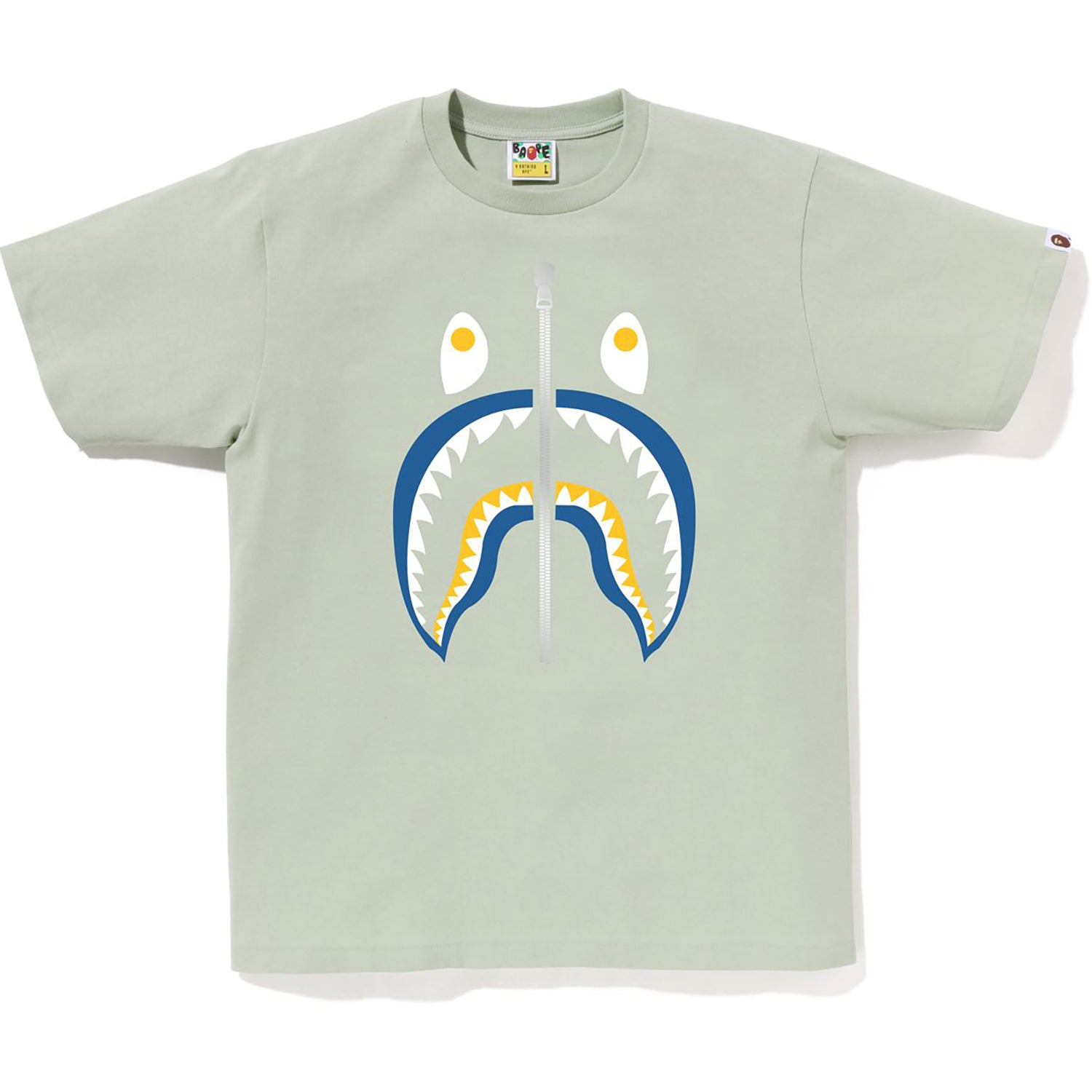Mens Colors Shark Head T Shirt A bathing ape – Гарантія оригінальності – детальний вид