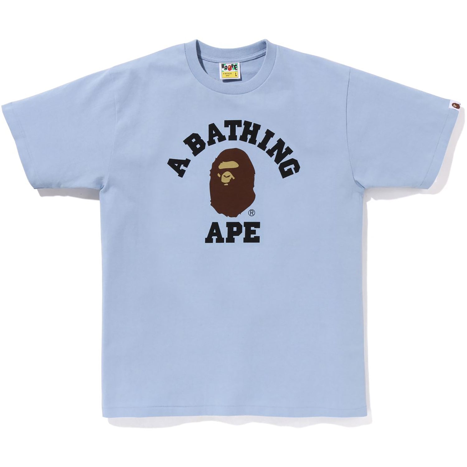 Mens Pigment College T Shirt A bathing ape – Гарантія оригінальності – боковий вид