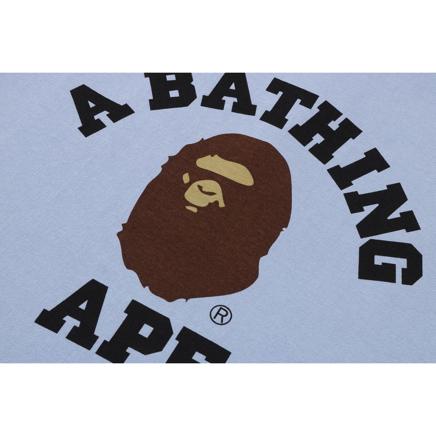 Mens Pigment College T Shirt A bathing ape – Гарантія оригінальності – вид ззаду