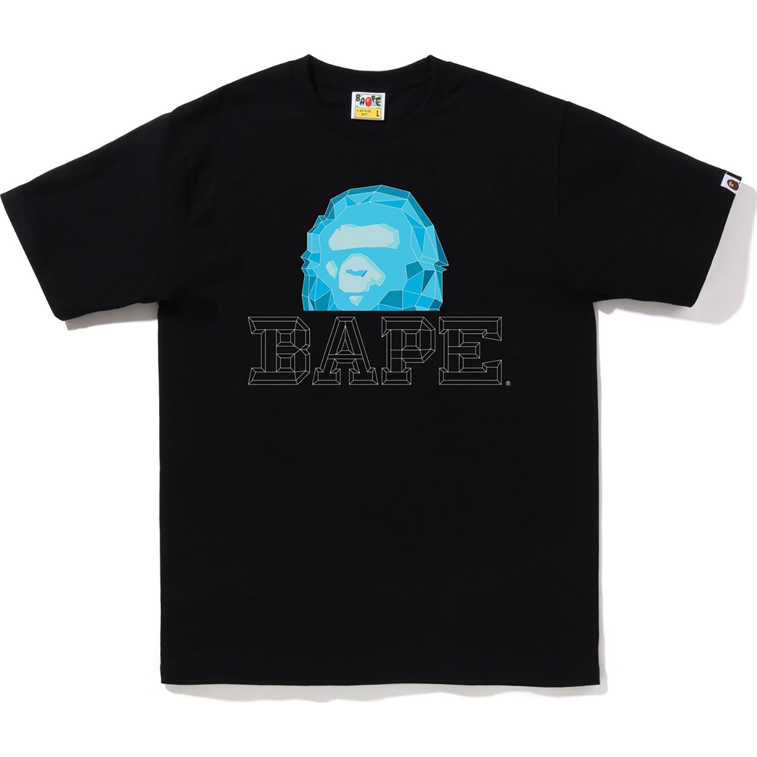 Оригінальна Polygon Ape Head Tee Mens A bathing ape – боковий вид