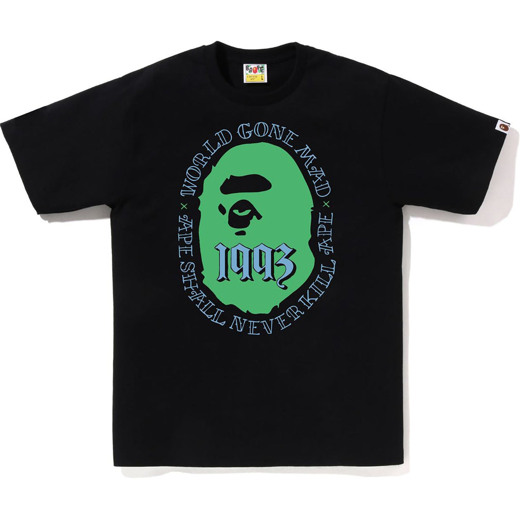 Mens Cotton Ape Head 1993 T Shirt A bathing ape – Гарантія оригінальності – боковий вид