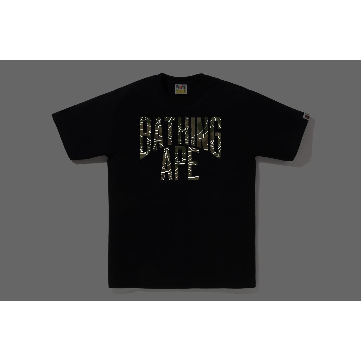 Layered Line Camo Nyc Logo Tee Mens A bathing ape оригінал – Купити в Україні – вид ззаду